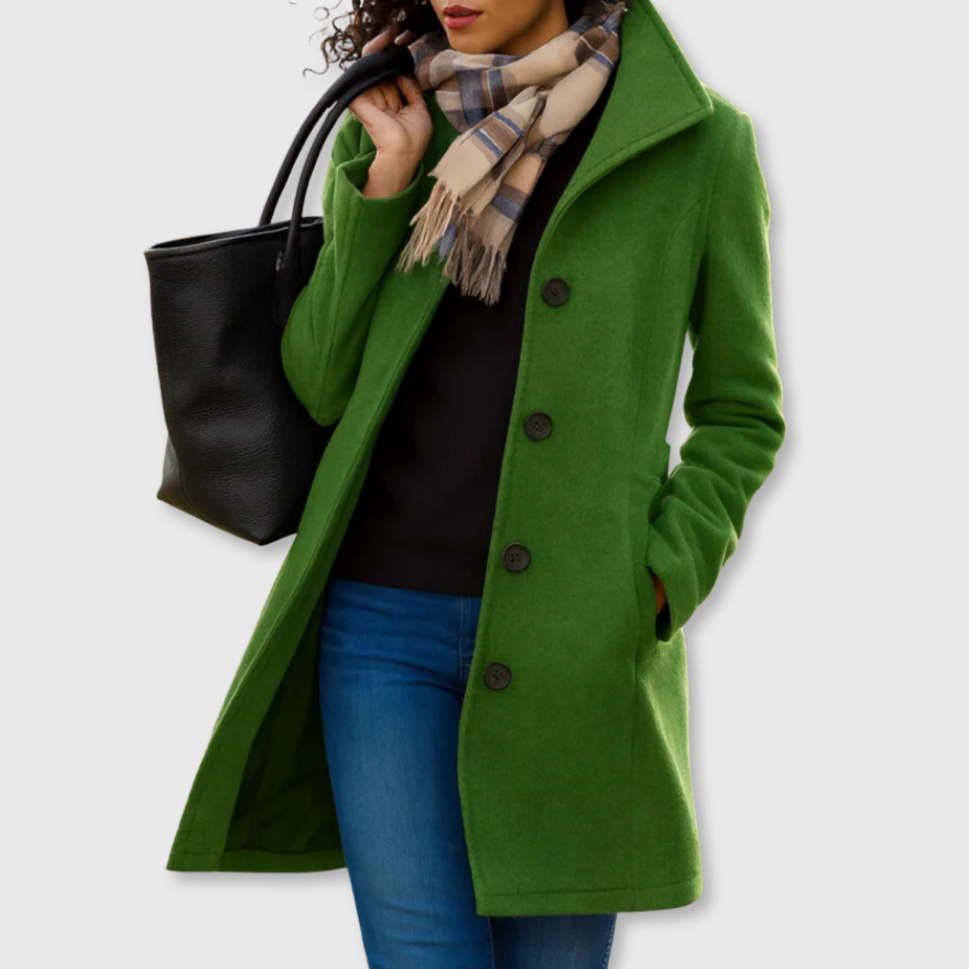 Classic elegant warm coat for women | Lauren -6