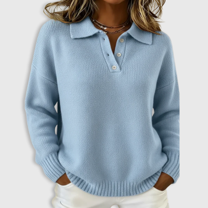 Soft knit ribbed jumper for women | Nova -2