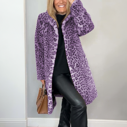 Elegant warm insulated coat for women | Dainna -6