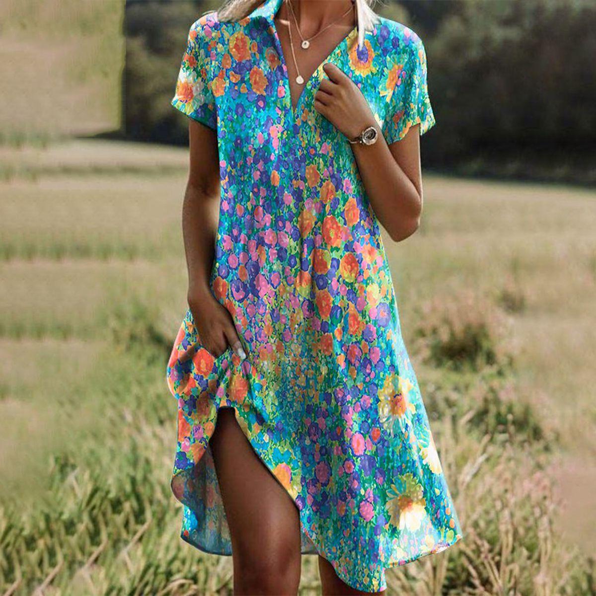 Classic elegant relaxed dress for women | Taylor -2