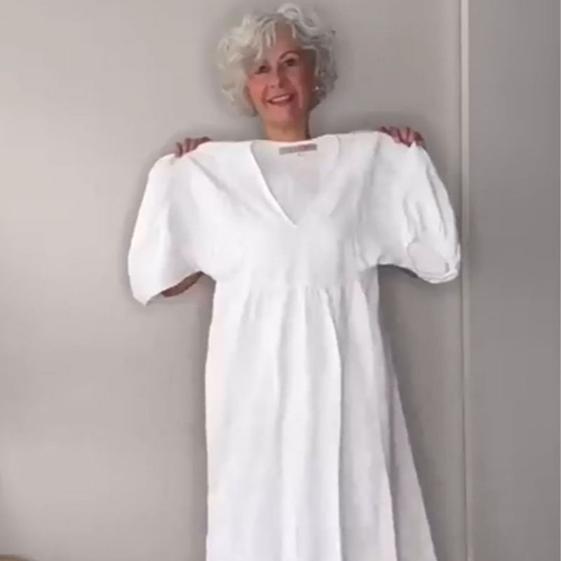 Flowy everyday relaxed dress for women | Wylla -3