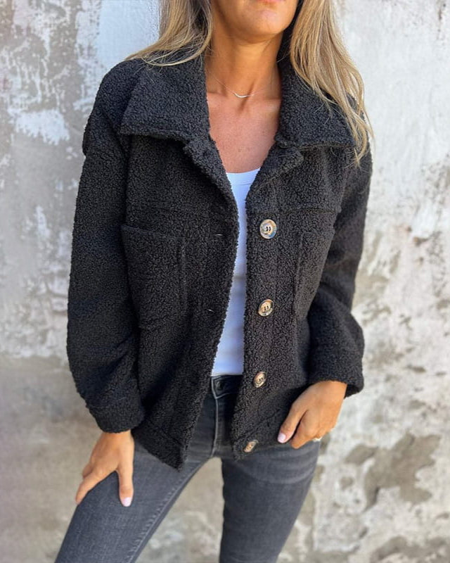 Warm tailored insulated coat for women | Laverinne -2