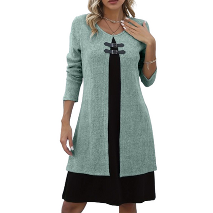 Classic flowy everyday dress for women -6