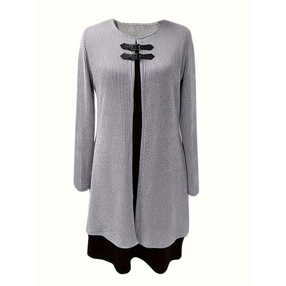 Classic flowy everyday dress for women -12