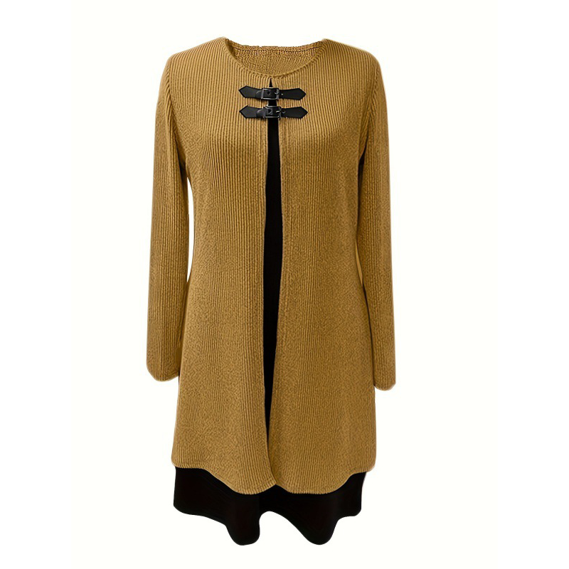 Classic flowy everyday dress for women -11