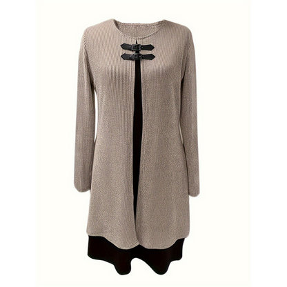 Classic flowy everyday dress for women -14