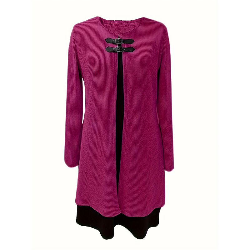Classic flowy everyday dress for women -13