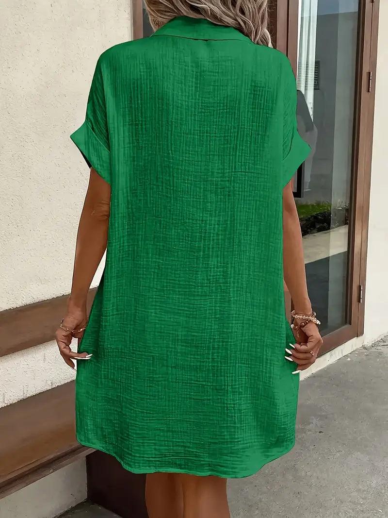 Classic everyday relaxed dress for women | Sharon -13