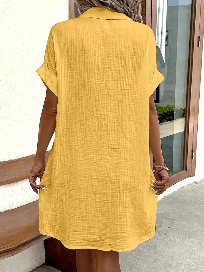 Classic everyday relaxed dress for women | Sharon -21