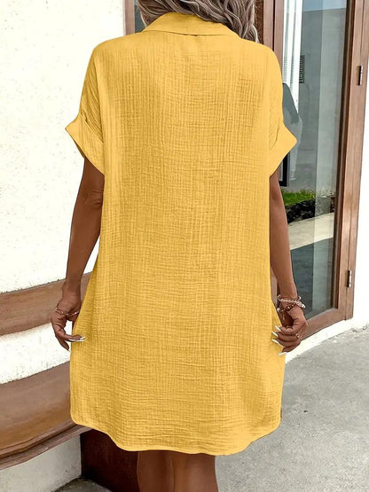 Classic everyday relaxed dress for women | Sharon -21
