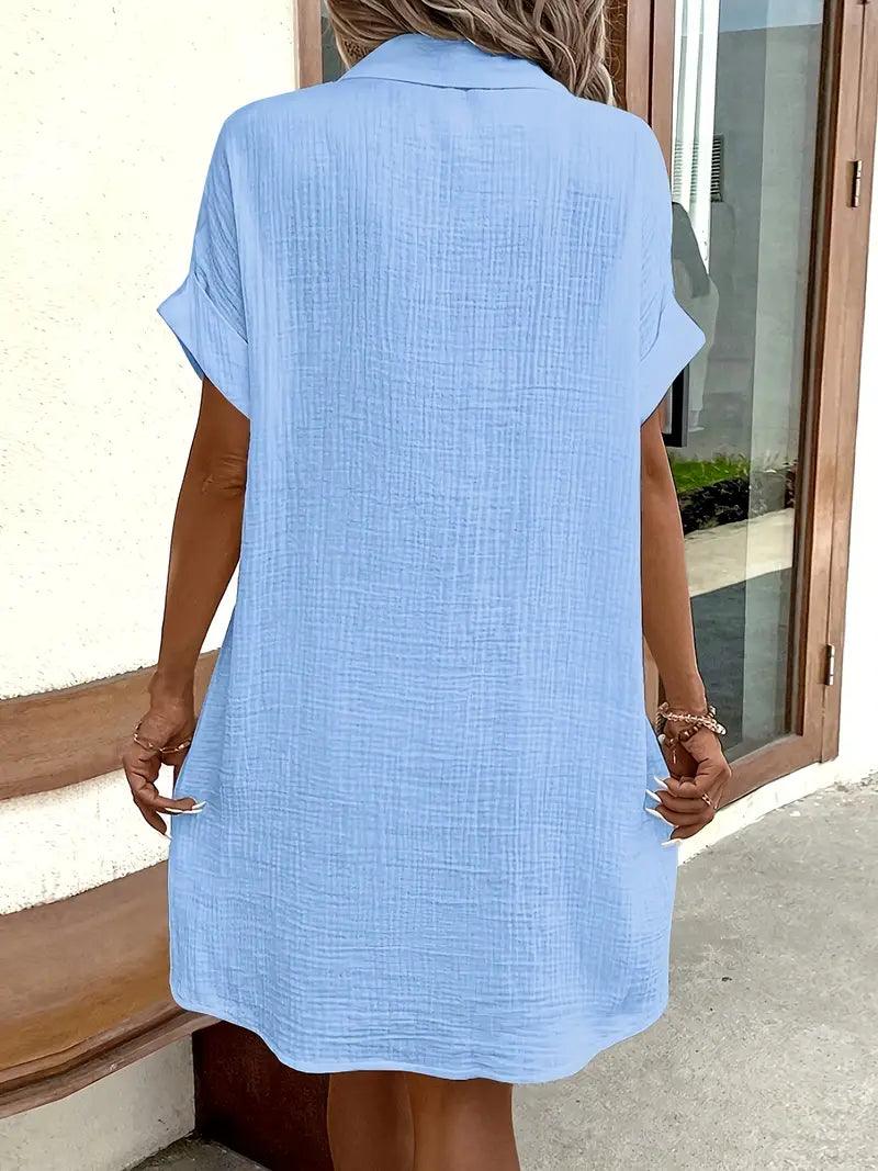 Classic everyday relaxed dress for women | Sharon -24