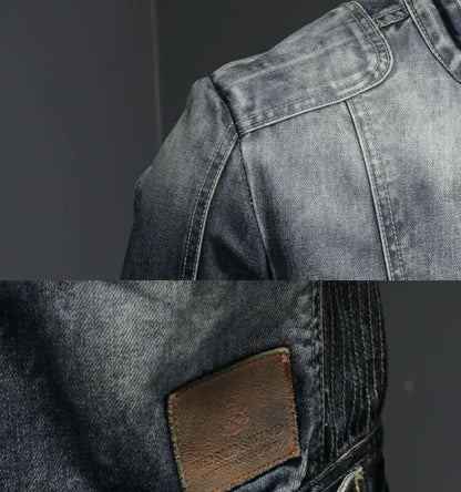 Classic everyday casual denim jacket for men | Alessio -6