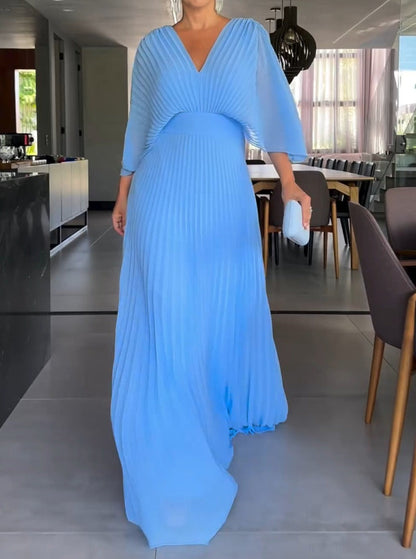 Elegant flowy everyday maxi dress for women | RIA -5