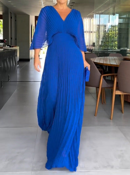 Elegant flowy everyday maxi dress for women | RIA -6