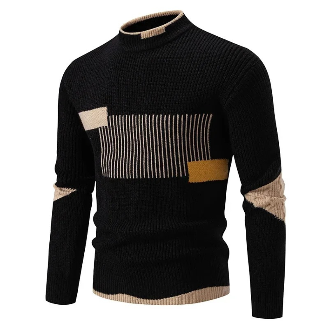 Classic knit ribbed jumper for men | Ashcombe -4