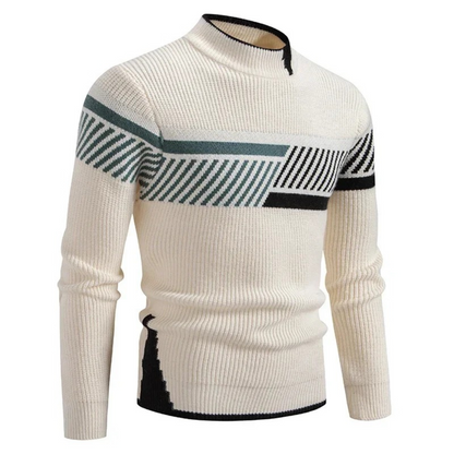 Classic knit ribbed jumper for men | Ashcombe -9
