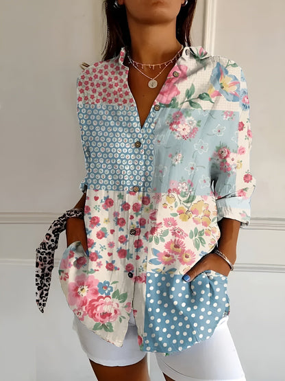 Classic everyday casual shirt for women | Roseline -6