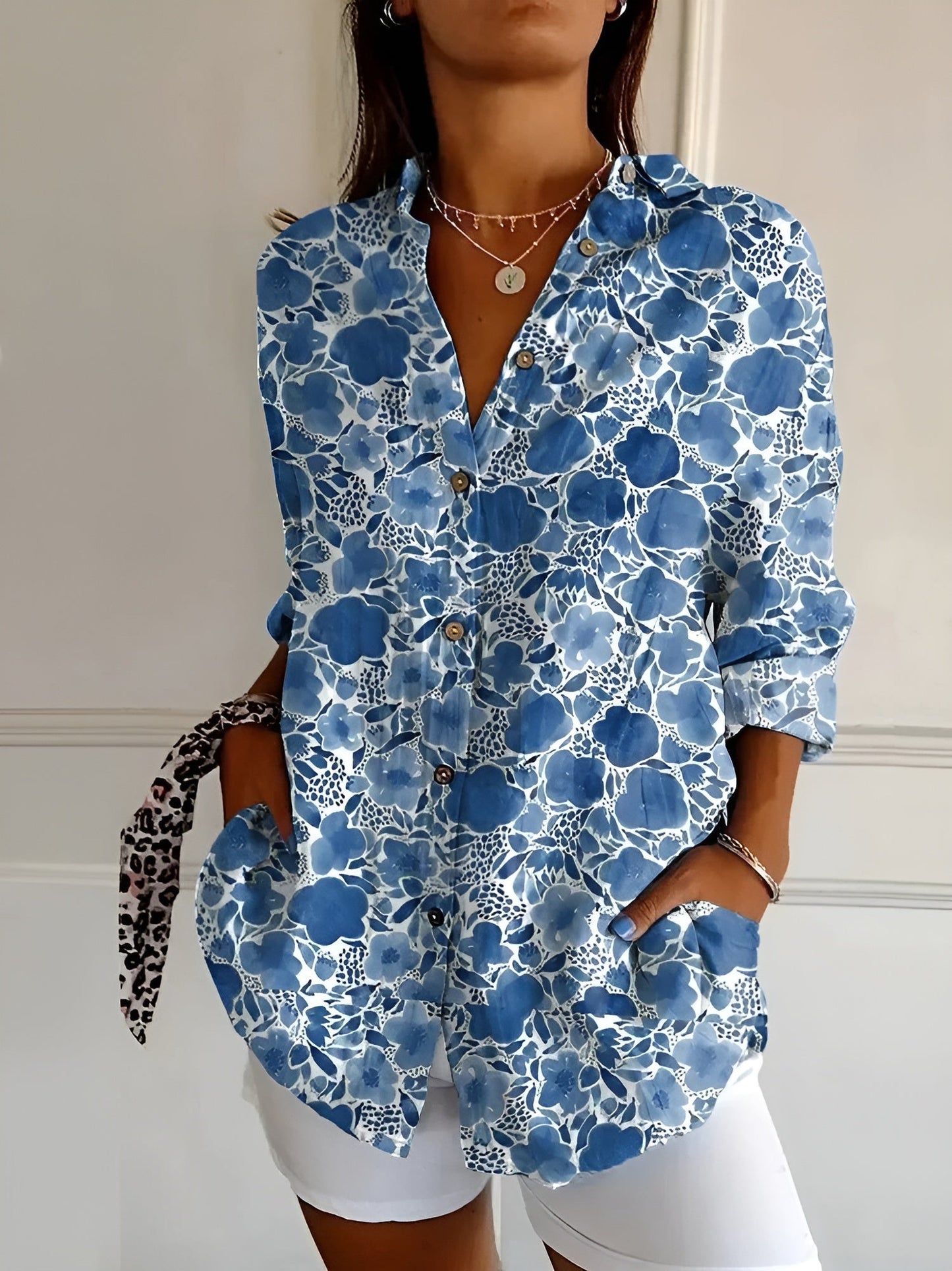 Classic everyday casual shirt for women | Roseline -10