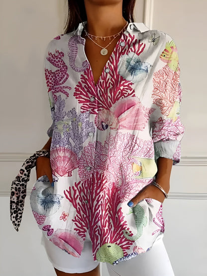 Classic everyday casual shirt for women | Roseline -7