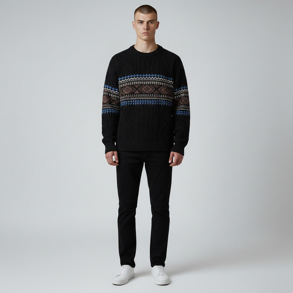 Soft cosy knit jumper for men | Arvid -5
