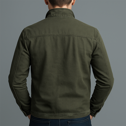 Refined lightweight relaxed jacket for men | Denvera -3